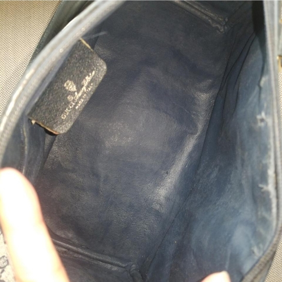 Authentic Vintage Gucci GG Monogram Supreme Sherry Web Ophidia Boston Doctor - Picture 9 of 16